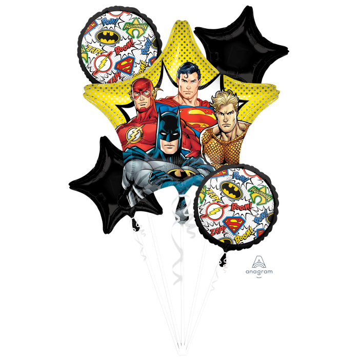 Balloon Bouquet Justice League Heroes