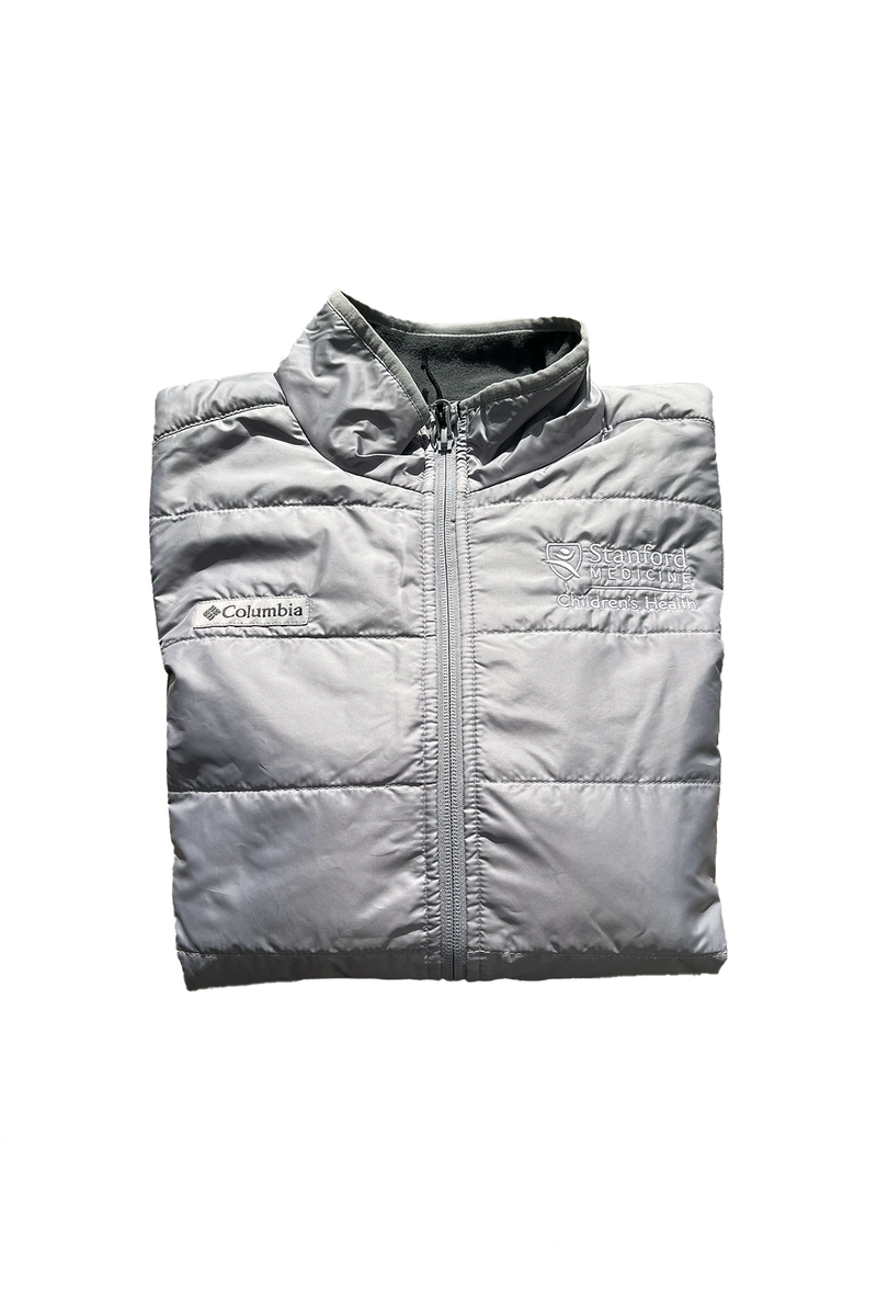 Stanford Medicine Men's Fleece/Puffer Grey Jackets Lucile Packard
