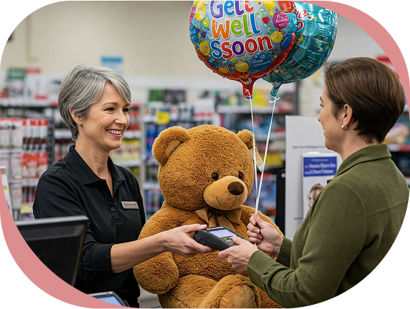 customer purchasing products