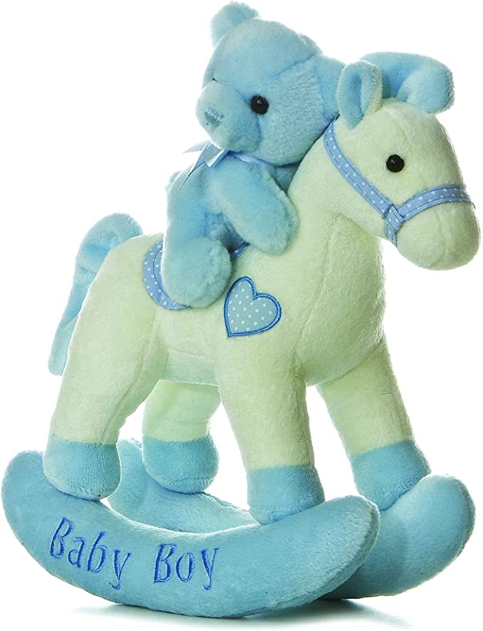 12" Baby Boy Rocking Horse Musical