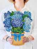 Nantucket Hydrangeas Pop-Up Flower Boquet