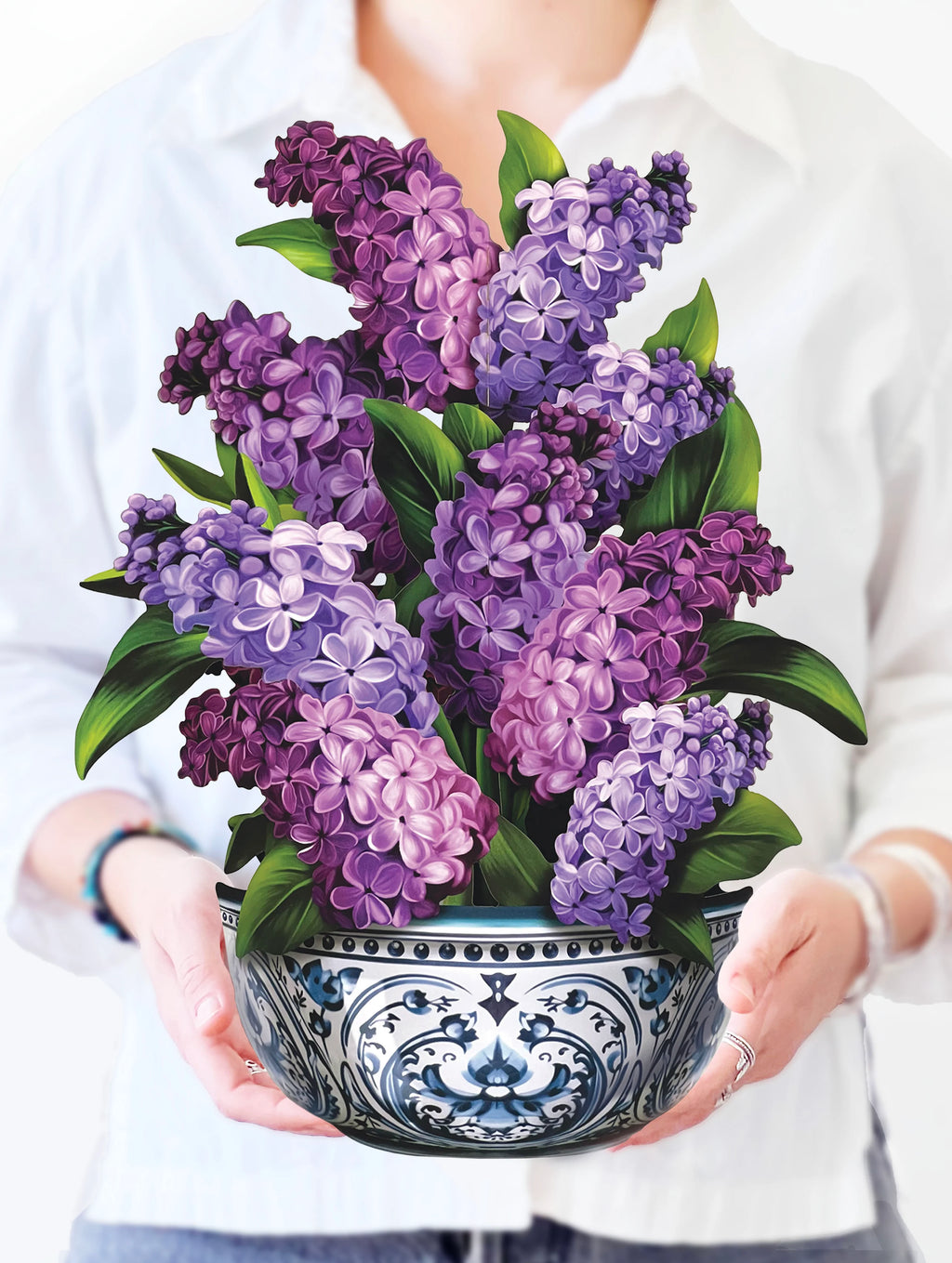 Garden Lilacs Pop-Up Flower Bouquet