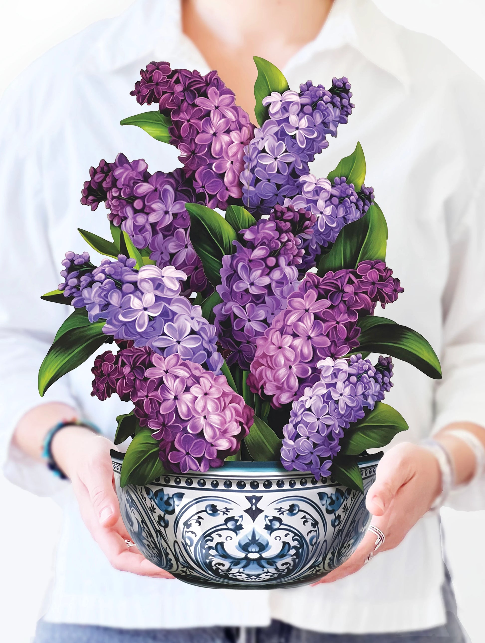 Garden Lilacs Pop-Up Flower Bouquet