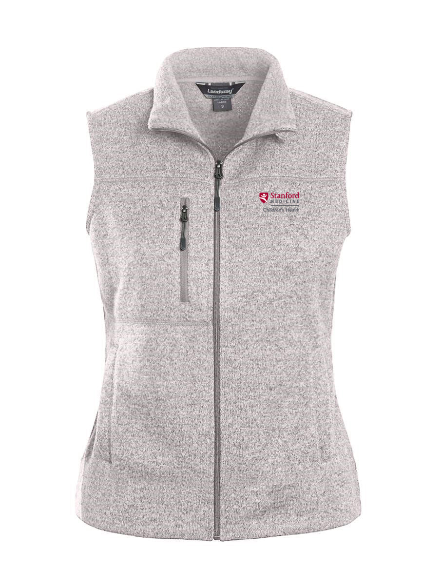 LADIES ASHTON VEST XS Heather Athletic Grey