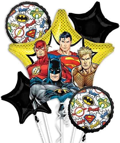 BALLOON BOUQUET JUSTICE LEAGUE