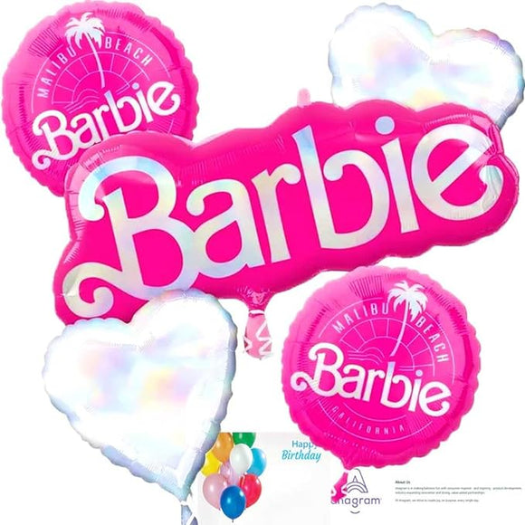 Balloons Barbie Bouquet