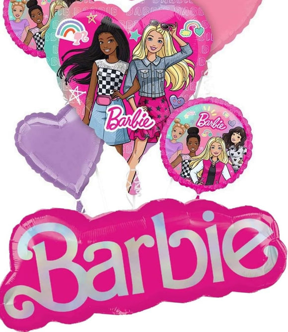 Balloons Barbie Dreaming Bouquet