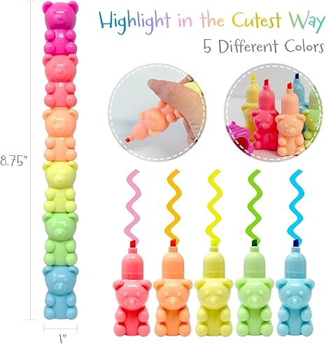 Bear Stacking Highlighters