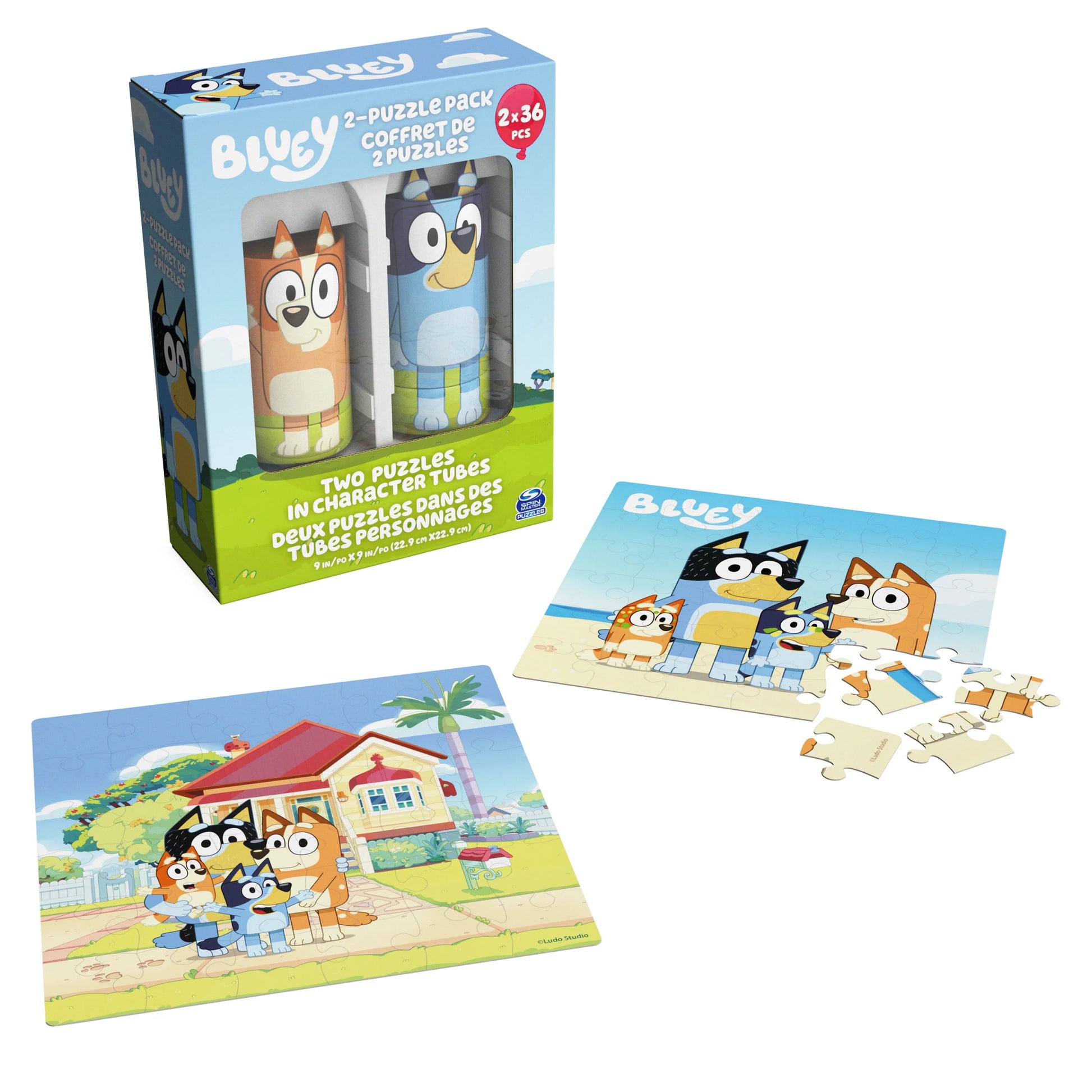 Bluey 2-Puzzle Pack | 36 PCS Each