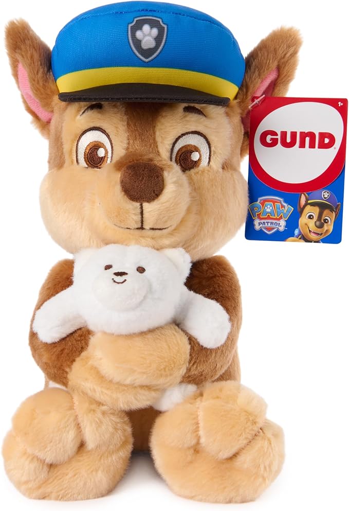 Chase Hugging Snuffles Bear 9.5 In