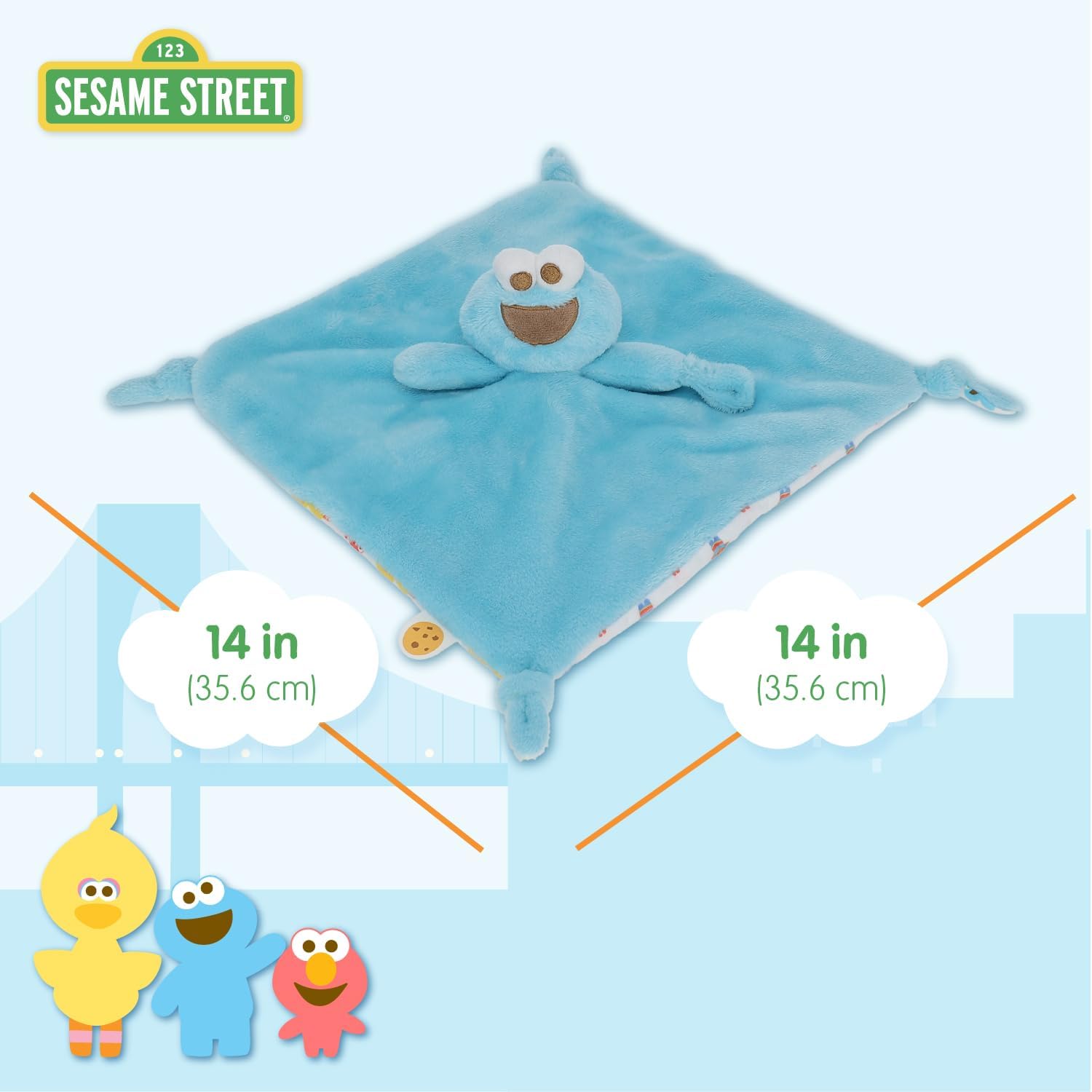 COOKIE MONSTER Baby's First Blanky