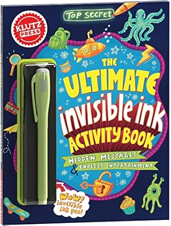 Klutzpress Top Secret:  The Ultimate Invisible Ink