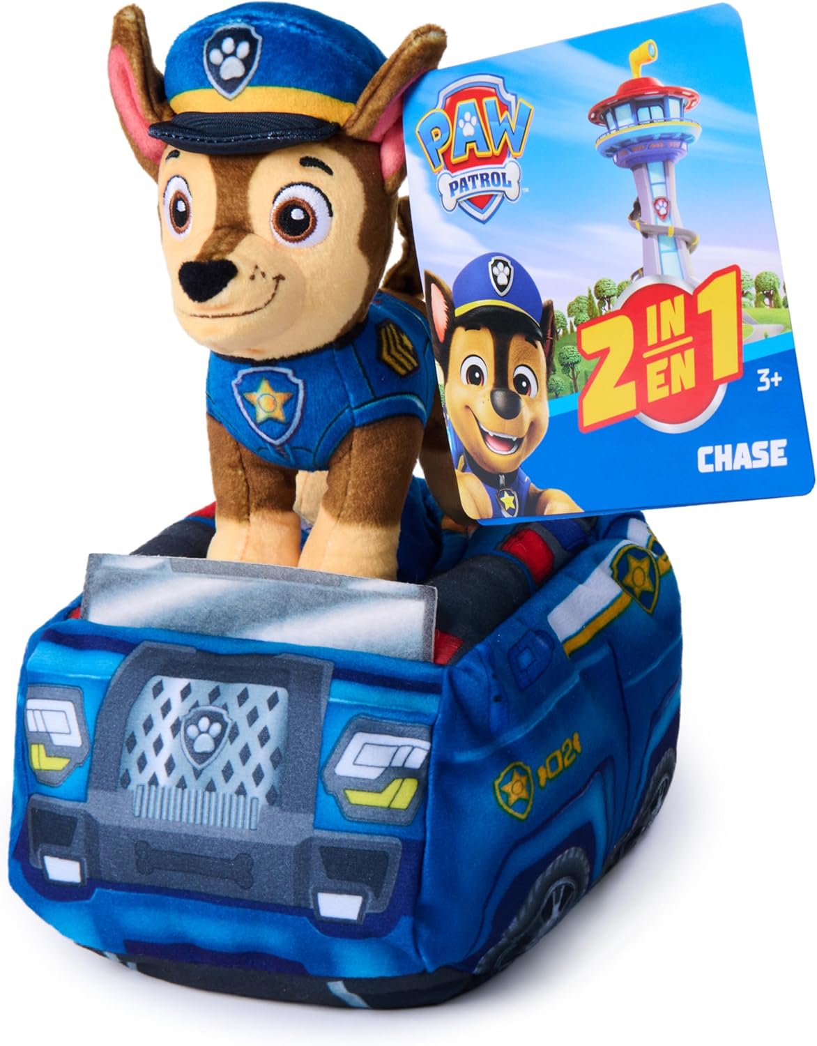 Chase 2 in 1 Vehicle Plush