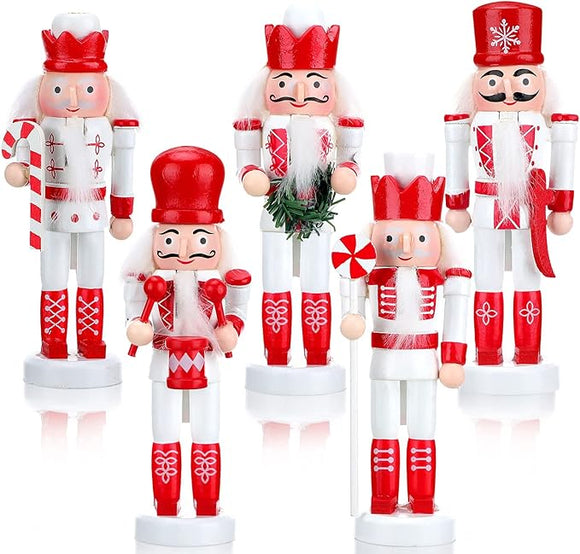 PEPPERMINT NUTCRACKER ORNAMENT