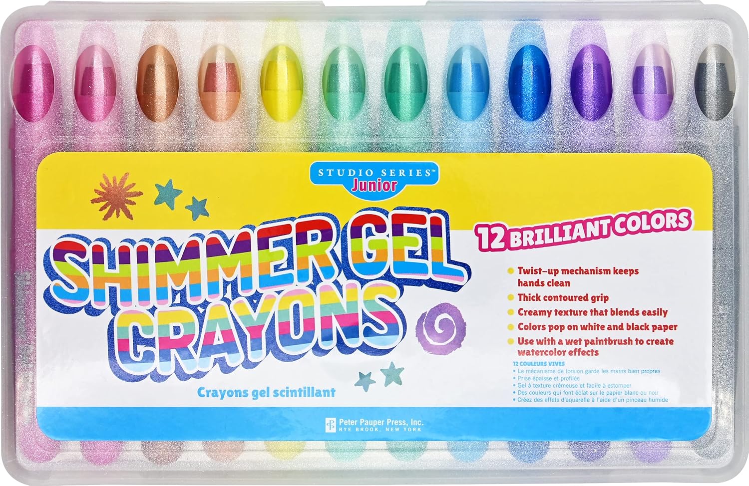 Studio Series Junior Shimmer Gel Crayons
