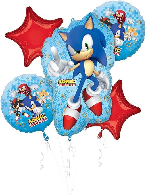 Balloon Bouquet Sonic The Hedgehog