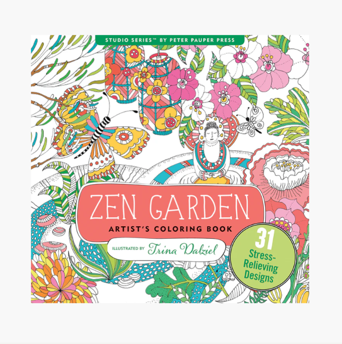 Zen Garden Artist's Coloring Book